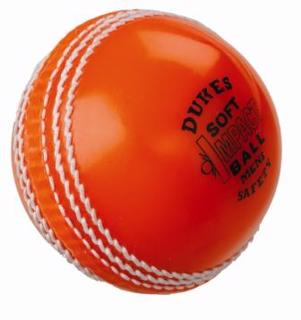 Dukes ORANGE Soft Impact Safety Cricket 